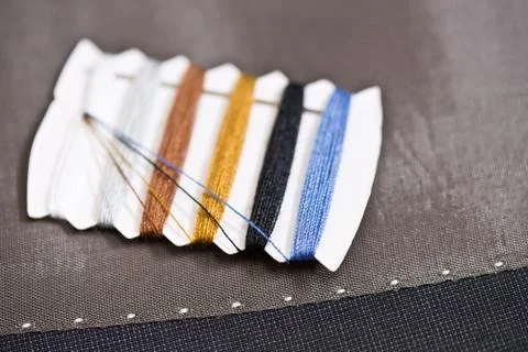 Sewing kit 스톡 사진