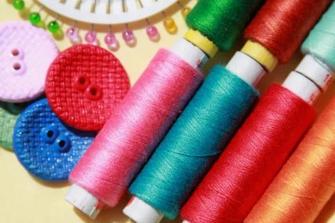 Sewing kit Foto stock