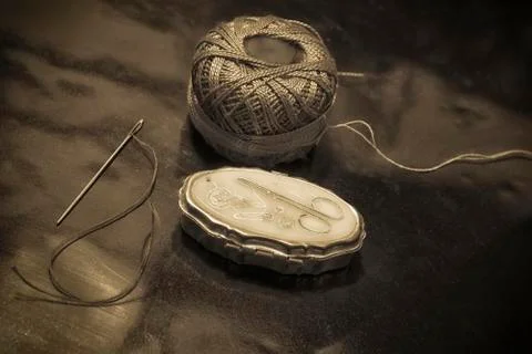 Sewing Kit Stock Photos