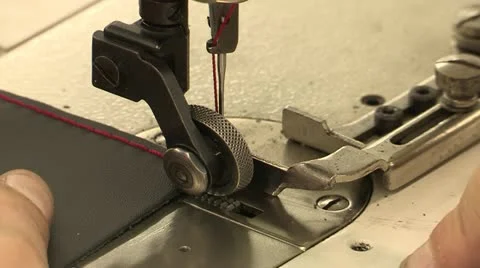 Sewing leather Stock Footage 22413865