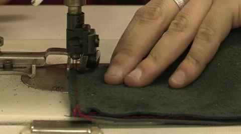 Sewing leather Stock-Footage 22413868