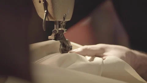 Sewing Machine 4k (Flat) Stock Footage 144250466