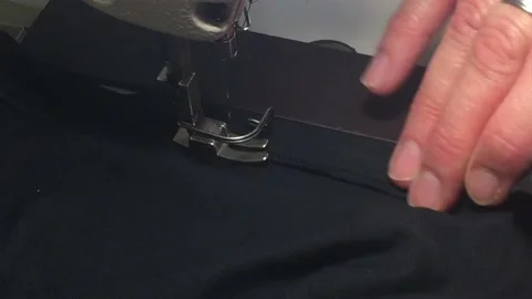 Sewing Machine From Above  스톡 동영상 97832009