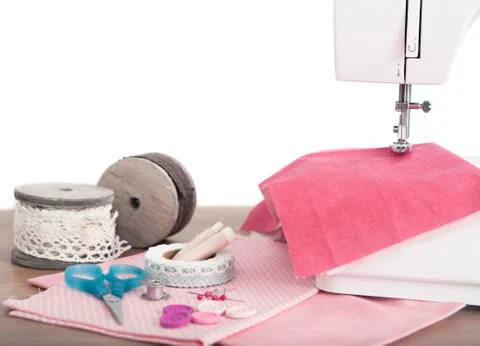 Sewing Machine Accessories Fotos de archivo