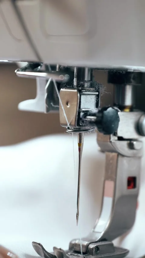 Sewing Machine c With A Needle Stock Footage 300265018