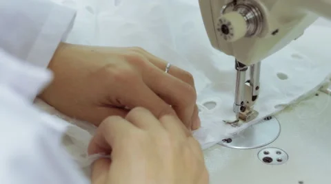 Sewing Machine Clean Look Stock Footage 46225003
