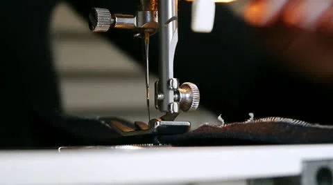 Sewing machine close up Stock Footage 11515383