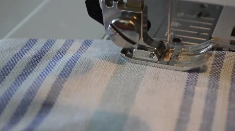 Sewing machine close up Stock Footage 44350028