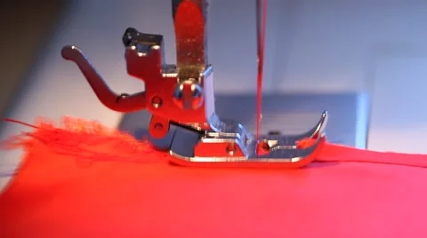 Sewing machine, close up Stockbeeldmateriaal 66619612