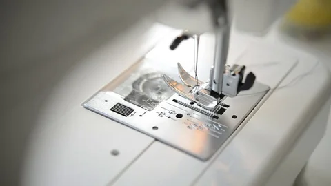 Sewing Machine close up 스톡 동영상 80827343