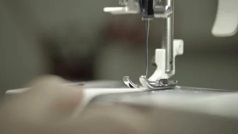 Sewing Machine Close up Stock Footage 94152487
