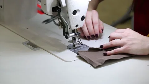 Sewing machine close up Stock Footage 96229849