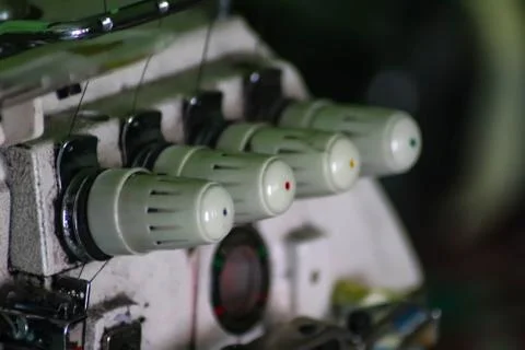 Sewing machine close up - Image Stock Photos