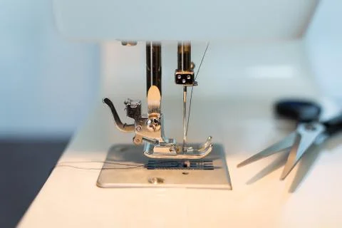 Sewing machine close Stock Photos