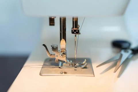 Sewing machine close Stock Photos