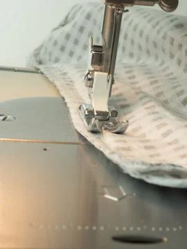 Sewing machine close up Stock Photos