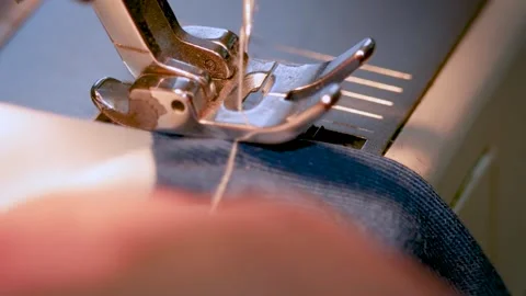 Sewing Machine close up shot Vídeos de archivo 242416259