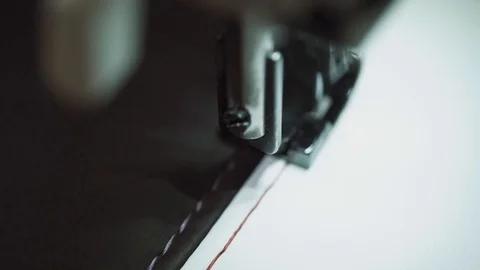 Sewing machine foot close up Stock Footage 99815461
