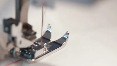 Sewing machine foot Stock Footage 80166365