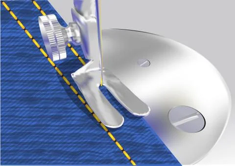 Sewing machine foot Stock Illustration