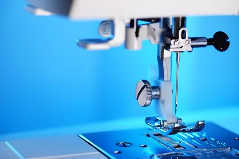 Sewing machine foot Stock Photos