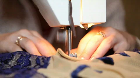 Sewing machine 库存影片 707893