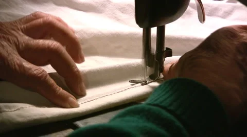 Sewing machine Video stock 4360691