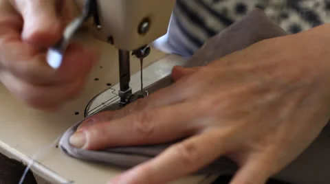 Sewing machine Stock Footage 22557181