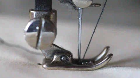Sewing Machine Stock Footage 25599396