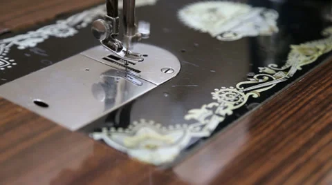 Sewing machine Stock Footage 37185430