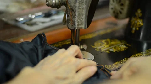 Sewing machine Stock Footage 37412016