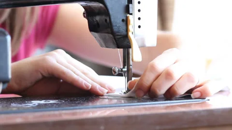Sewing machine 스톡 동영상 38655357