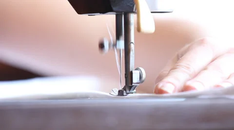 Sewing machine 스톡 동영상 38657599
