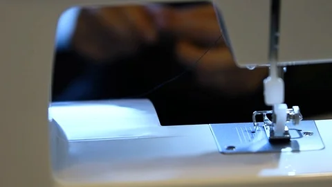The sewing machine Stock Footage 127000523