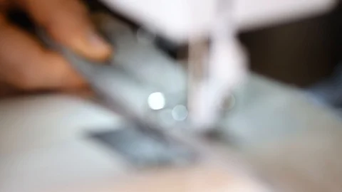 The sewing machine Stock Footage 127003975