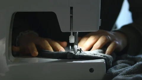 The sewing machine Stock Footage 127005020