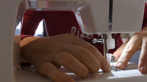 Sewing machine Stock Footage 127713663