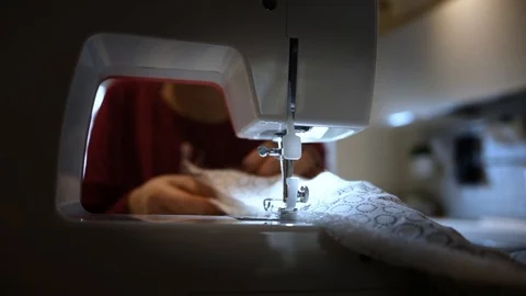Sewing machine Stock-Footage 127716422