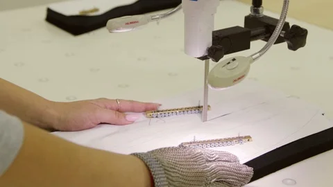 Sewing machine Stock Footage 128169105