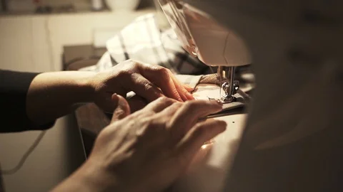 Sewing machine Stock Footage 130108042