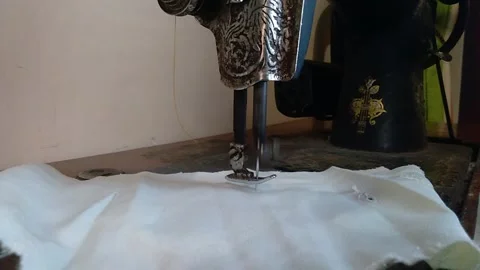 Sewing machine Stock Footage 259644331