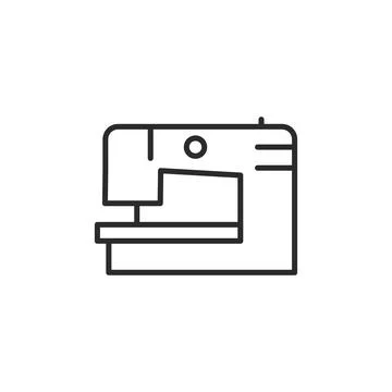 Sewing Machine Icon Stock Illustration