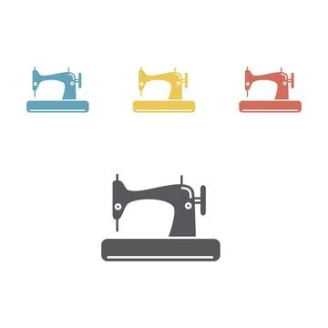 Sewing machine Icon Stock Illustration