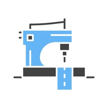 Sewing Machine Icon Image. Stock-Illustration