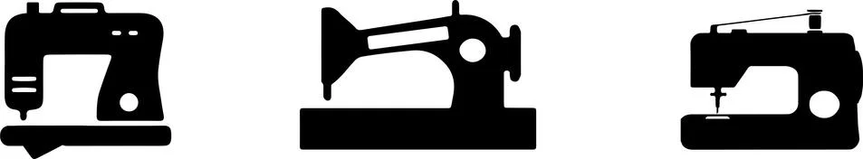 Sewing machine icon isolated on background Stock Illustration