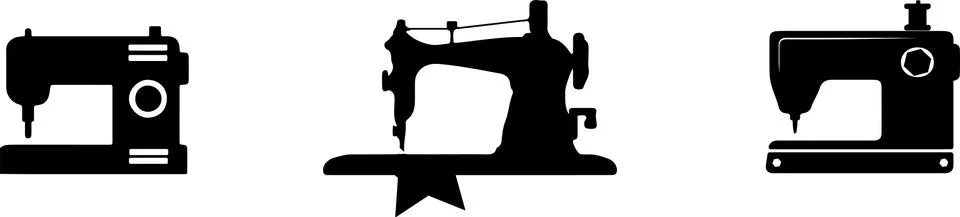 Sewing machine icon isolated on background Stock Illustration