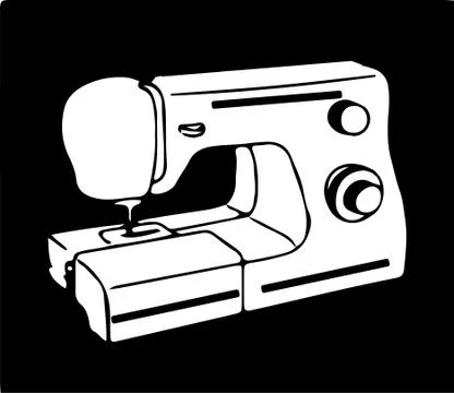 Sewing machine icon isolated on background Stock Illustration