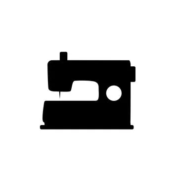 Sewing machine icon textile industry Stock Illustration