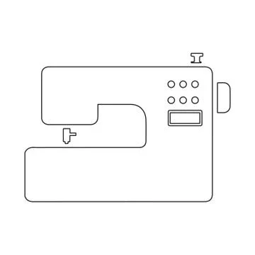 Sewing machine icon of vector illustration for web and mobile Stock Illustration