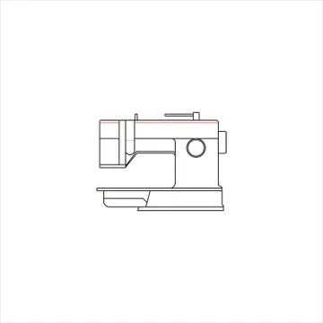 Sewing machine Illustrazione stock